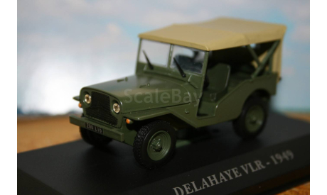 1/43 DELAHAYE VLR , olive-green (1964) -IXO/Altaya, масштабная модель, scale43