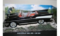 1/43 Chevrolet Bel Air- J.BOND 007 -Dr No- GE Fabbri Ltd.007 TM, масштабная модель, The James Bond Car Collection (Автомобили Джеймса Бонда), scale43