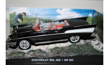 1/43 Chevrolet Bel Air- J.BOND 007 -Dr No- GE Fabbri Ltd.007 TM, масштабная модель, The James Bond Car Collection (Автомобили Джеймса Бонда), scale43