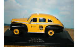 1/43 FORD Fordor (New York, 1947), Collection Les Taxis du monde, yellow / black - Altaya