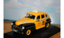 1/43 FORD Fordor (New York, 1947), Collection Les Taxis du monde, yellow / black - Altaya, масштабная модель, scale43