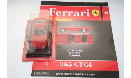 1/43 FERRARI 365 GTC4 -Ferrari Collection №46 - Eaglemoss, масштабная модель, scale43