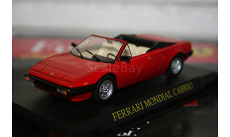 1/43 FERRARI MONDIAL CABRIOLET -Ferrari Collection №38 - Eaglemoss, масштабная модель, scale43
