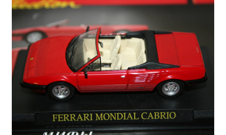 1/43 FERRARI MONDIAL CABRIOLET -Ferrari Collection №38 - Eaglemoss, масштабная модель, scale43