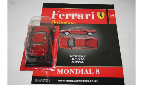 1/43 FERRARI MONDIAL 8 -Ferrari Collection №48 - Eaglemoss, масштабная модель, scale43