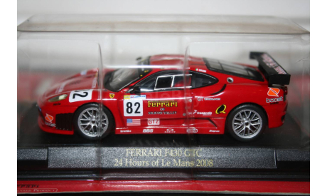 /43 FERRARI F430 GTC (24 Hours of Lemans 2008) -Ferrari Collection №70 - Eaglemoss, масштабная модель, scale43