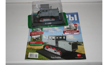 1/43 Т-100 ТРАКТОРЫ №32 HACHETTE, масштабная модель, Тракторы. История, люди, машины. (Hachette collections), scale43