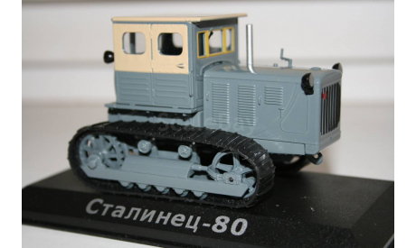 1/43 Сталинец-80 ТРАКТОРЫ №45 HACHETTE, масштабная модель, scale43