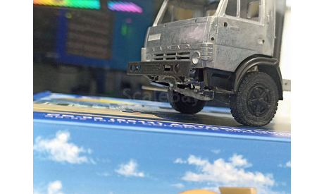 Высокий бампер Камаз 5320 ранний, запчасти для масштабных моделей, Fazo_lab, 1:43, 1/43