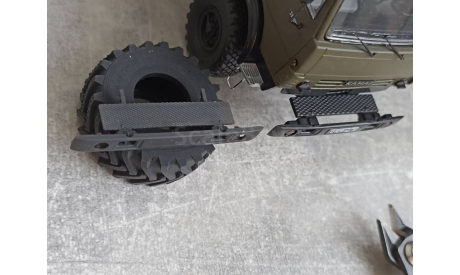 Бампер Камаз 53501 Под AVD/SSM, запчасти для масштабных моделей, Fazo_lab, 1:43, 1/43