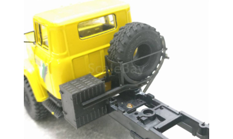 ДЗК КрАЗ-260 с перевернутым ящиком, сборная модель (другое), Fazo_lab, 1:43, 1/43