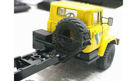 ДЗК КрАЗ-260 с перевернутым ящиком, сборная модель (другое), Fazo_lab, 1:43, 1/43