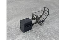 ДЗК КрАЗ-260 с перевернутым ящиком, сборная модель (другое), Fazo_lab, 1:43, 1/43