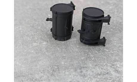 Баки КрАЗ круглые ранние, сборная модель (другое), Fazo_lab, 1:43, 1/43