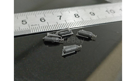 Огнетушитель ОУ-2 с кронштейном, сборная модель (другое), Fazo_lab, 1:43, 1/43