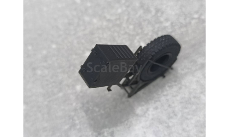 ДЗК КрАЗ-250 с ящиком, сборная модель (другое), Fazo_lab, 1:43, 1/43