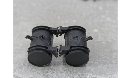 Баки КрАЗ круглые ранние, сборная модель (другое), Fazo_lab, 1:43, 1/43