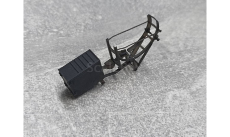 ДЗК КрАЗ-250 с ящиком, сборная модель (другое), Fazo_lab, 1:43, 1/43