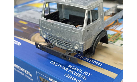 Бампер Камаз 4310 поздний, запчасти для масштабных моделей, Fazo_lab, scale43