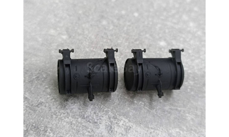 Баки КрАЗ круглые ранние, сборная модель (другое), Fazo_lab, 1:43, 1/43