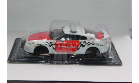 NISSAN GT-R, журнальная серия Полицейские машины мира (DeAgostini), 1:43, 1/43