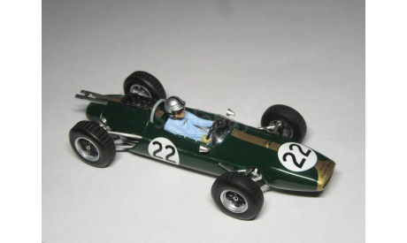 Brabham BT3, 1963, Джек Брэбэм. Модель Spark, 1/43, масштабная модель, scale43