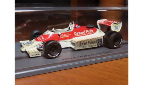 Arrows A6, 1983, Марк Зурер. Сборка из кита SMTS, 1/43., масштабная модель, scale43