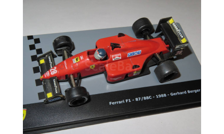 Ferrari F1/87-88, Герхард Бергер, 1988. Модель Onyx, 1/43, масштабная модель, scale43