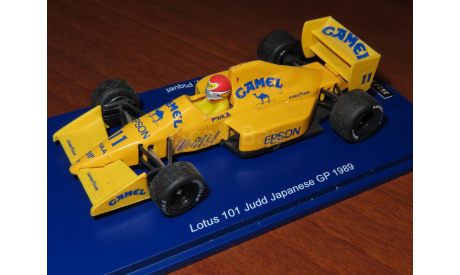 Lotus 101, 1989, Нельсон Пике. Модель Onyx, 1/43, масштабная модель, scale43