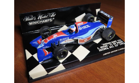 Jordan 193, 1993, Рубенс Баррикелло. Модель Onyx, 1/43, масштабная модель, scale43