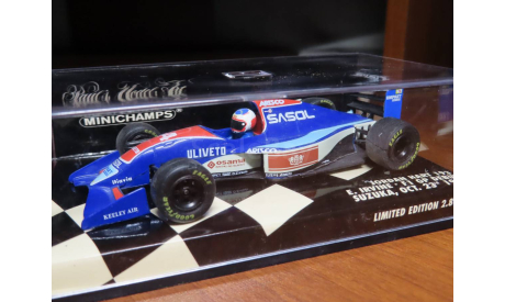 Jordan 193, 1993, Рубенс Баррикелло. Модель Onyx, 1/43, масштабная модель, scale43