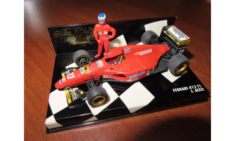 Ferrari 412T1, 1994, Жан Алези. Модель Onyx, 1/43, с фигуркой пилота., масштабная модель, scale43