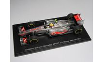 McLaren MP4-26, 2011, Льюис Хэмилтон – в расцветке 2012-го года! Minichamps, 1/43, масштабная модель, scale43