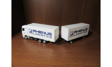 Mercedes-Benz Actros MP3 автопоезд, 2008, 1/87. AWM, масштабная модель, scale87