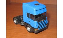 Scania 124L седельный тягач, 1995, 1/87. Herpa, масштабная модель, scale87