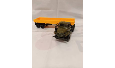 УРАЛ седельный тягач с п/прицепом ОдАЗ-9370, масштабная модель, Элекон, scale43