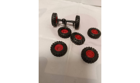 Колёса и поворотный мост КамАЗ, запчасти для масштабных моделей, scale43