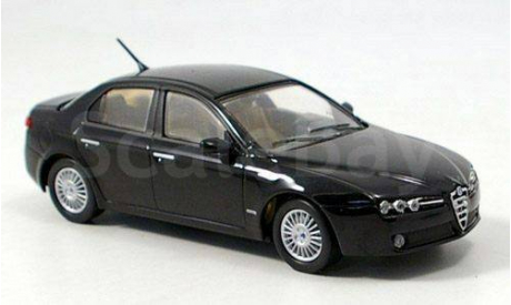 1:43 Alfa Romeo 159, schwarz, B-Quality 2005 L.E. 1998pcs. ББ, масштабная модель, 1/43, M4