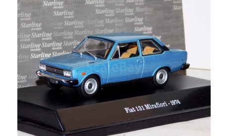 1:43 Fiat 131 Mirafiori, met. blau 1971, масштабная модель, 1/43, Starline