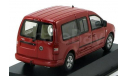 1:43 VW Caddy Maxi Shuttle 2007 red L.E.1008 pcs., масштабная модель, Minichamps, Volkswagen, scale43