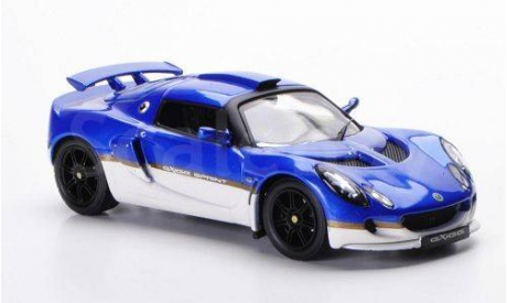 1:43 Lotus Exige Sprint, met.-blau/weiss, LHD 2006, масштабная модель, 1/43, IXO Road (серии MOC, CLC)