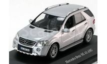 1:43 Mercedes ML63 AMG Facelift 2009 silber #B6 696 0017, масштабная модель, Minichamps, Mercedes-Benz, scale43