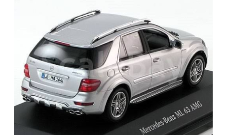 1:43 Mercedes ML63 AMG Facelift 2009 silber #B6 696 0017, масштабная модель, Minichamps, Mercedes-Benz, scale43