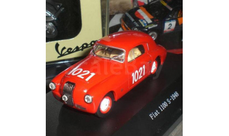 1:43 Fiat 1100 S, No.1021, Mille Miglia 1948, масштабная модель, 1/43, Starline