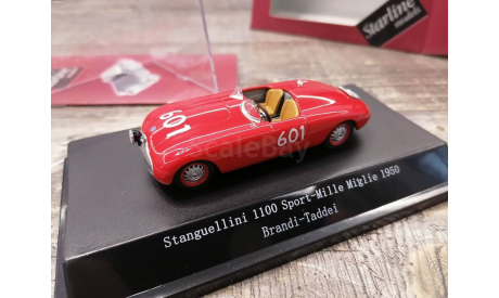 1:43 Stanguellini 1100 Sport, No.601, Mille Miglia 1950 Brandi-Taddei, масштабная модель, Starline, scale43