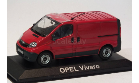 1:43 Opel Vivaro Van Kastenwagen Rot, масштабная модель, 1/43, Minichamps