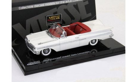 1:43 Chevrolet Impala Convertible 1959 white, масштабная модель, 1/43, Vitesse