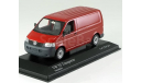 1:43 VW T5 Transporter delivery van 2003 red L.E. 1816 pcs. 400 052260, масштабная модель, 1/43, Minichamps, Volkswagen