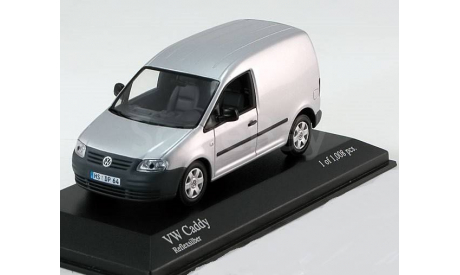 1:43 VW Caddy delivery van 2003 silver L.E.1008 pcs. 400 053101, масштабная модель, scale43, Minichamps, Volkswagen