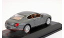 1:64 Bentley Continental GT 2008 gray metallic L.Е.5040pcs., масштабная модель, 1/64, Minichamps